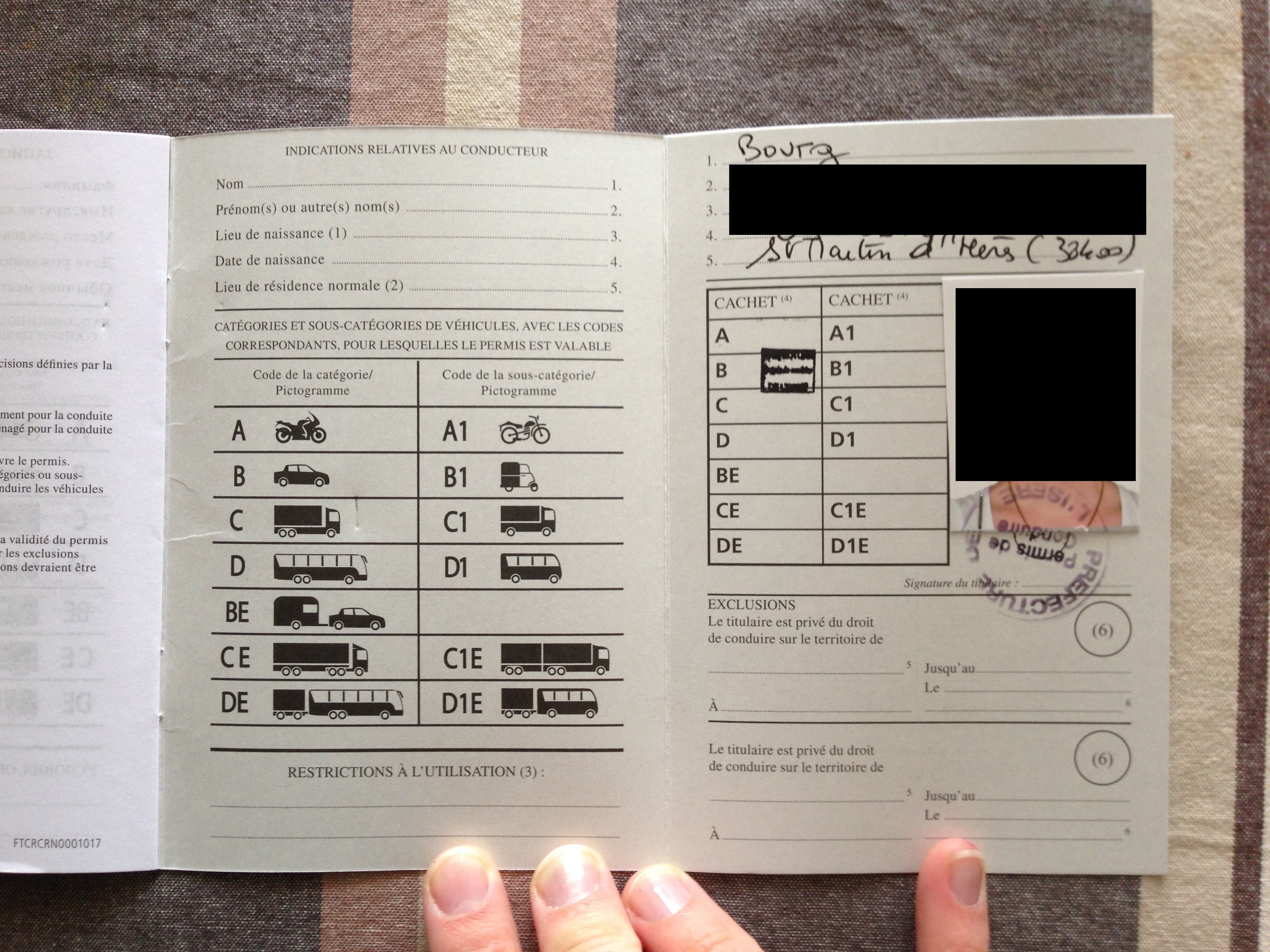 permis s'installer en france