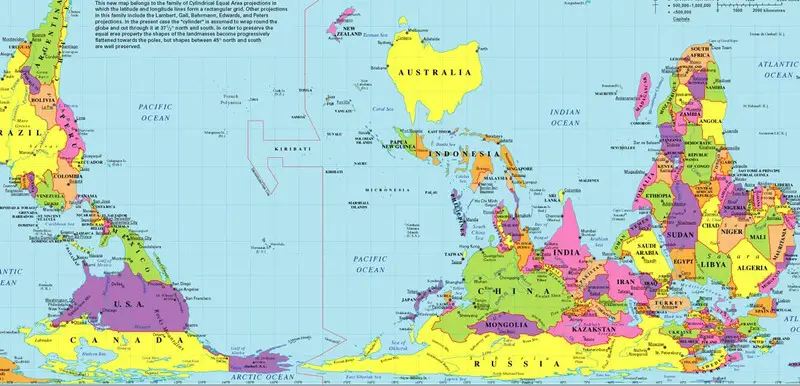 australie carte du monde - Image