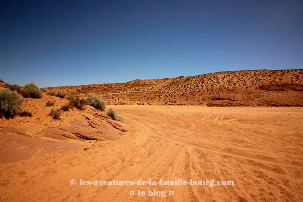 En route vers Upper Antelope Canyon