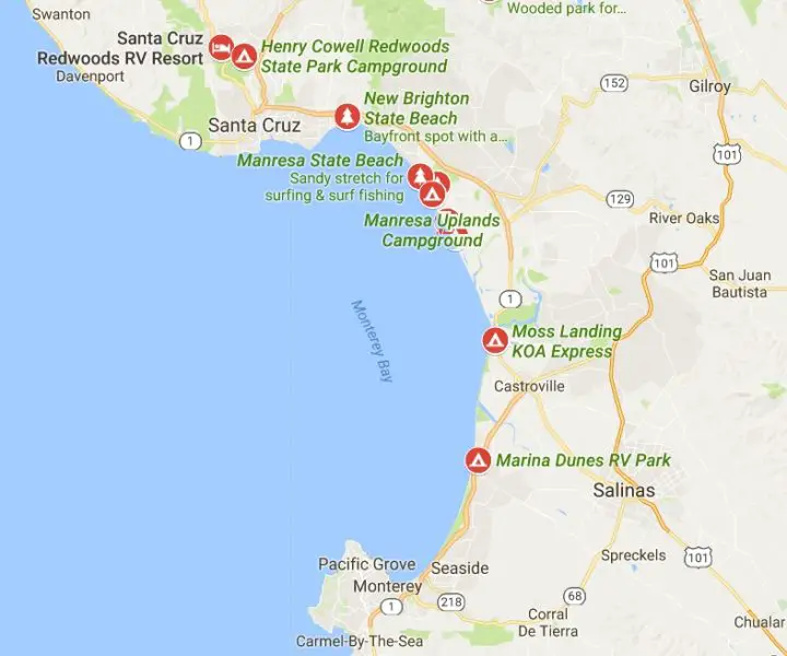Un weekend camping à Manresa State Beach {Vidéo} Les aventures de la famille Bourg
